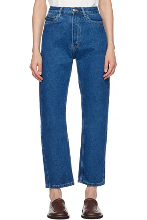 STUDIO NICHOLSON Indigo Ruthe Jeans