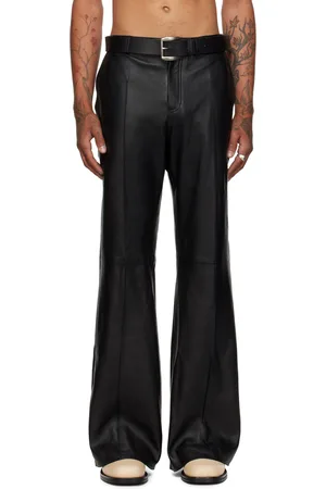 LU’U DAN Bells Bell Bottom Leather Pants