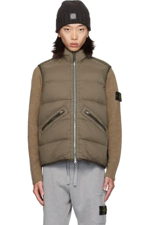 Stone Island Brown Seamless Tunnel Down Vest