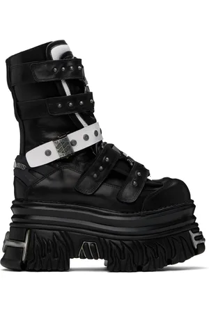 Vetements Black & White New Rock Edition Gamer Boots