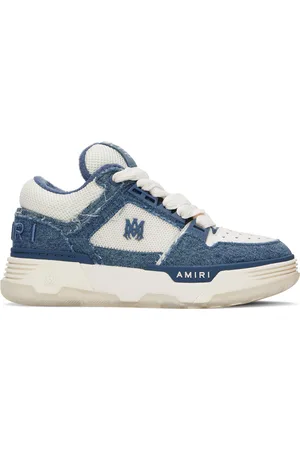 AMIRI Indigo & White Vintage Denim MA-1 Sneakers