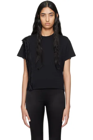 Maison Margiela Black Pleated T-Shirt