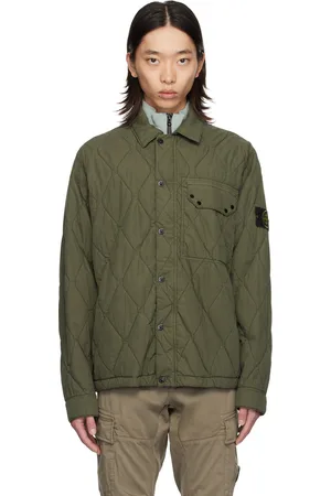 Stone Island Khaki Quilted Jacket