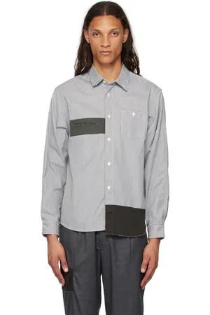UNDERCOVER Black & White Paneled Shirt