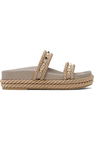VALENTINO GARAVANI Pink Rockstud Sandals