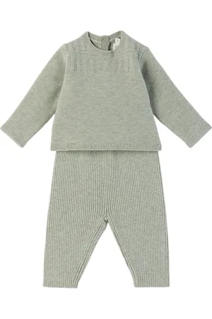 BONPOINT Baby Green Gavin Sweater & Leggings Set