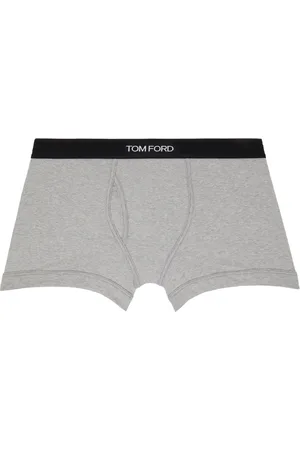 Tom Ford Gray Cotton Boxer Briefs