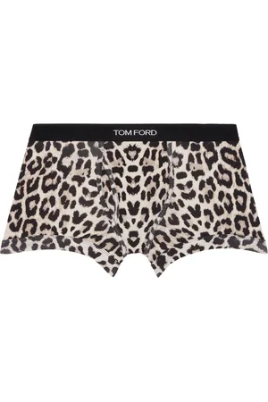 Tom Ford Beige & Black Cotton Boxer Briefs