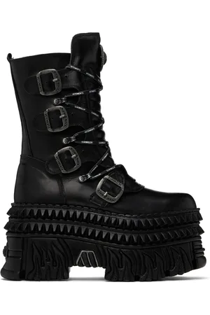 Vetements New Rock Edition Lace Up Boots