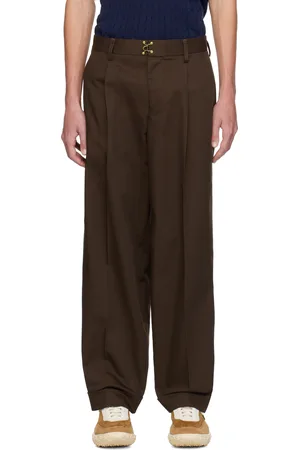 Kolor Brown Pleated Trousers