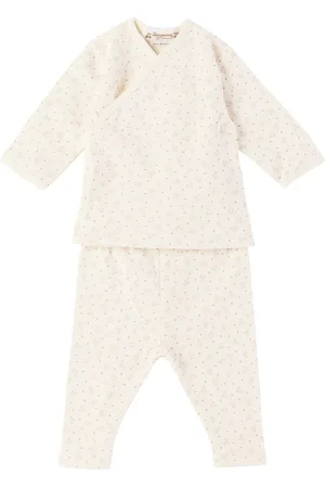 BONPOINT Baby Off-White Timao Long Sleeve T-Shirt & Leggings Set