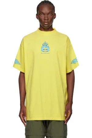 Balenciaga Yellow Burning Unity T-Shirt