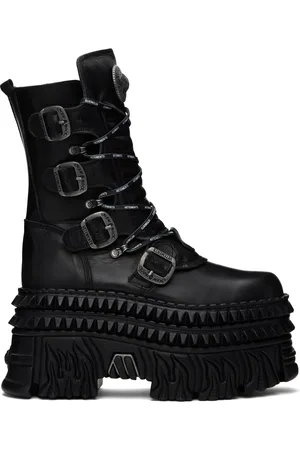 Vetements New Rock Edition Lace-Up Boots