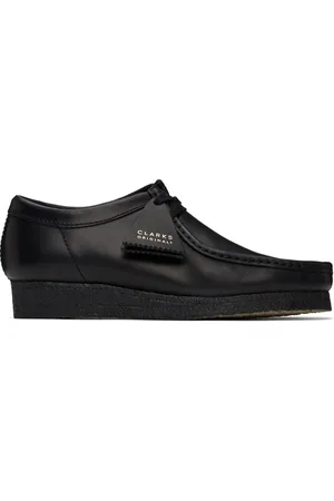 Clarks Black Wallabee Derbys