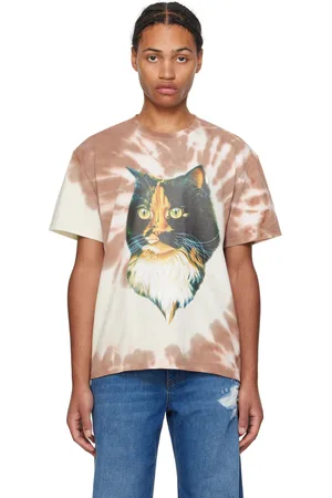 J.W.Anderson Multicolor Cat Print T-Shirt
