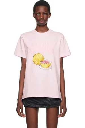 Ganni Pink Grapefruit T-Shirt