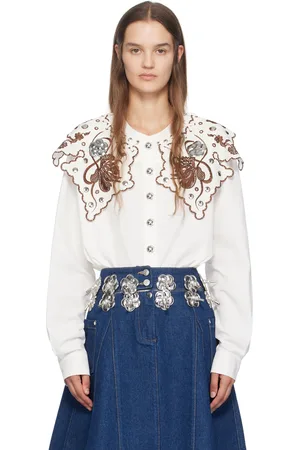 Chopova Lowena White Marlin Shirt