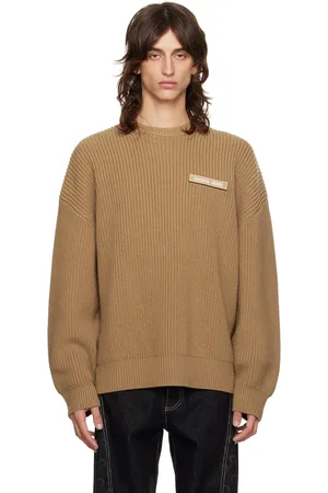 Marine Serre Tan MS Crewneck Sweater