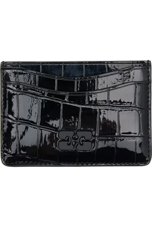 Ganni Black Bou Card Holder