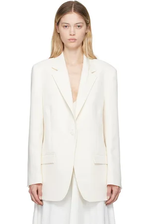 Rohe Off-White High Vent Tailored Blazer