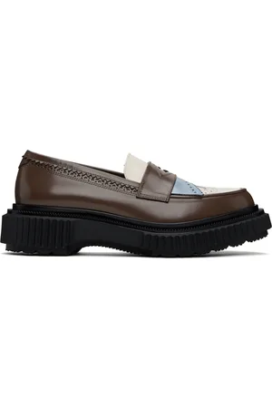 ADIEU PARIS Brown & Off-White Type 203 Loafers