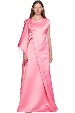 Marie Adam-Leenaerdt Pink Kaftan Maxi Dress