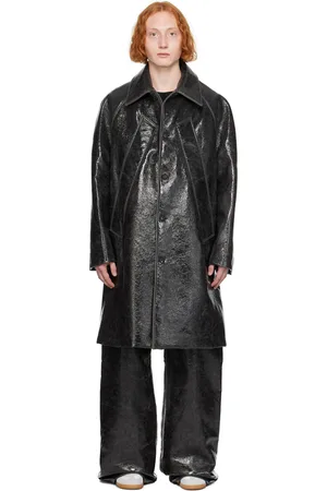 EgonLab Black Vinyle Coat