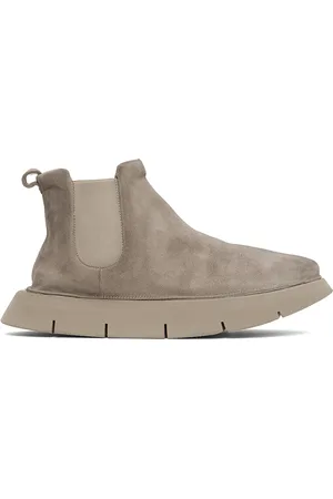 MARSÈLL Beige Intagliata Beatle Boots