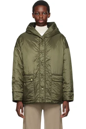 Max Mara Green The Cube Water-Repellent Reversible Jacket
