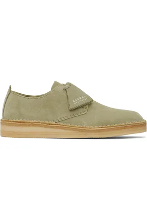 Clarks Beige Coal London Derbys
