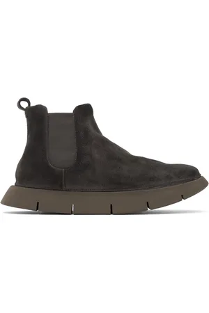 MARSÈLL Gray Intagliata Beatle Chelsea Boots
