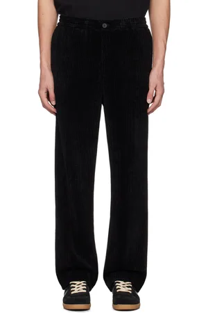 Solid Navy Four-Pocket Trousers