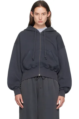 Acne Studios Navy Zip Hoodie