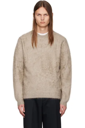 Solid Tan Crewneck Sweater