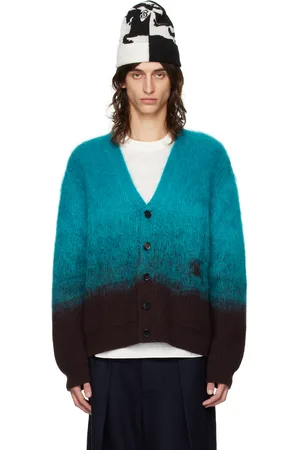 Burberry Blue Gradient Cardigan