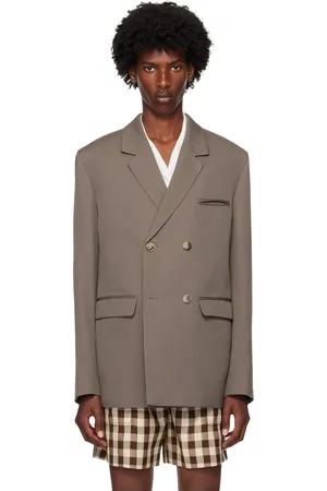 Nanushka Taupe Wool Blazer