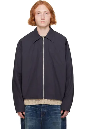 Acne Studios Gray Zip Shirt