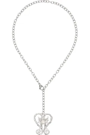Harlot Hands Silver Heiress Pendant Necklace