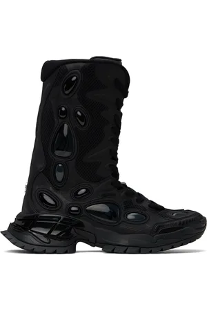 ROMBAUT Black Nucleo Lace-Up Boots