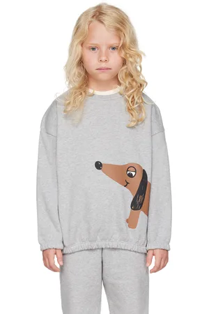 Mini Rodini Kids Gray Dog Sweatshirt