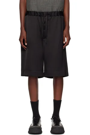 Jil Sander Black Drawstring Shorts
