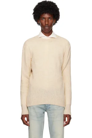 LARDINI Beige Crewneck Sweater