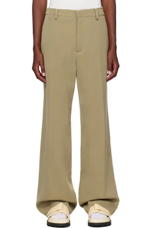 Jil Sander Beige Virgin Wool Trousers