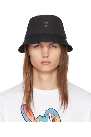 Paul Smith Black Zebra Logo Bucket Hat