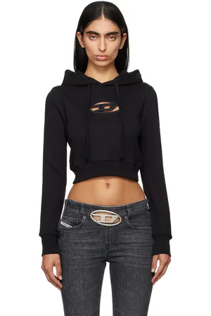 Diesel Black F-Slimmy-Hood-Od Hoodie