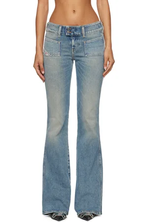 Diesel Blue Bootcut & Flare D-Hush 09j55 Jeans