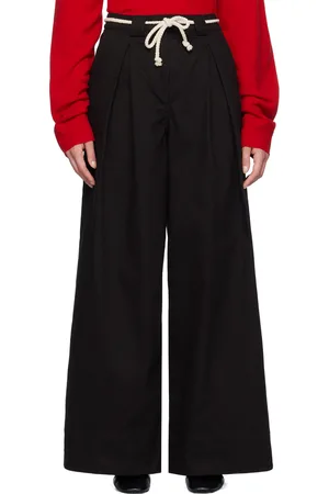 THE GARMENT Black Cassano Wide Trousers