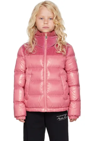 Moncler Kids Pink Auffrique Down Jacket