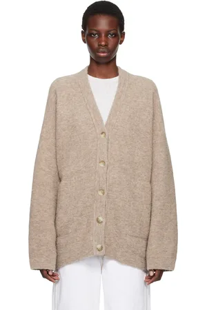 Lauren Manoogian Brown Fleece Cardigan