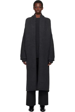 Lauren Manoogian Black Long Shawl Cardigan